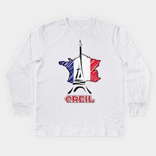 CREIL CITY Kids Long Sleeve T-Shirt